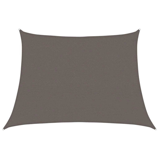 Vidaxl zonnezeil 160 g m² 4 5x3 m hdpe antracietkleurig