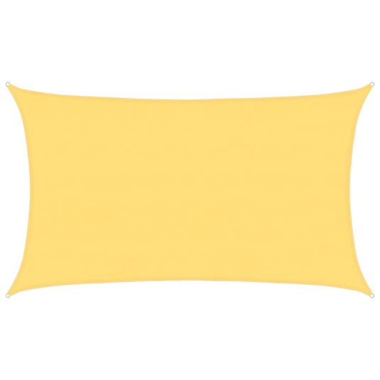 Vidaxl zonnezeil 160 g m² 5x8 m hdpe beige