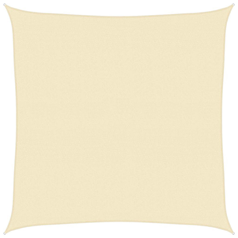 Afbeelding laden in galerijviewer, Vidaxl zonnezeil 160 g m² 6x6 m hdpe crèmekleurig
