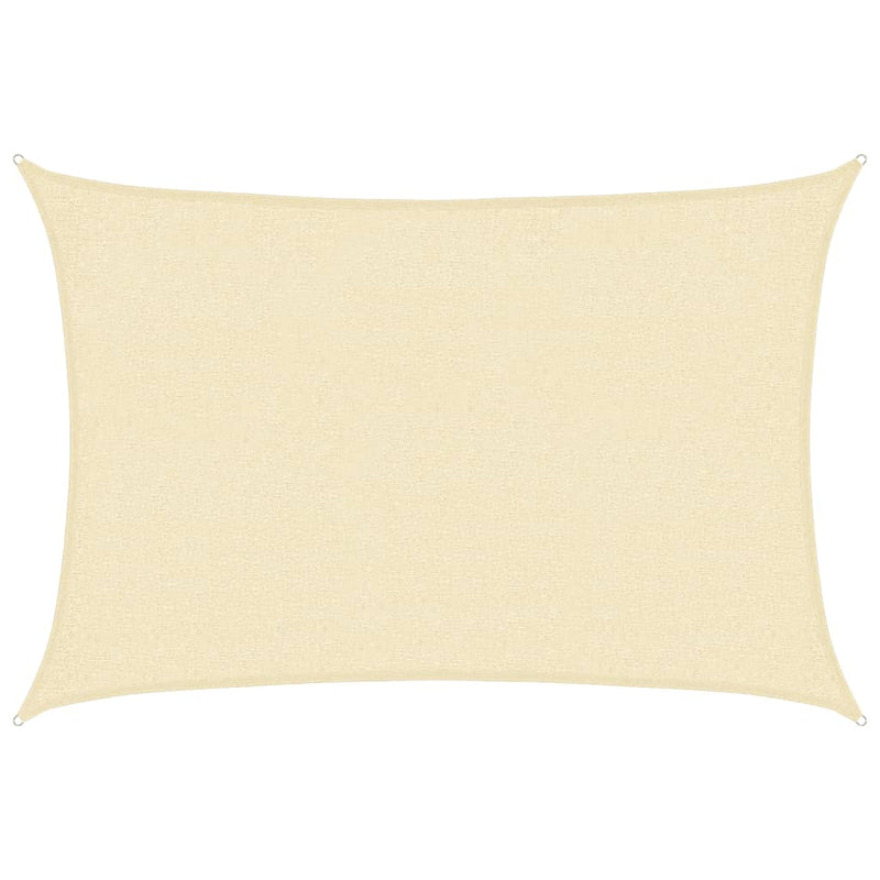 Afbeelding laden in galerijviewer, Vidaxl zonnezeil 160 g m² 2x3 m hdpe crèmekleurig
