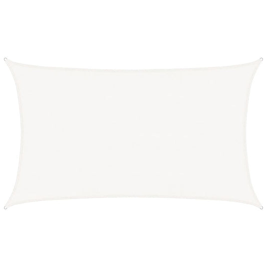 Vidaxl zonnezeil 160 g m² 5x8 m hdpe wit
