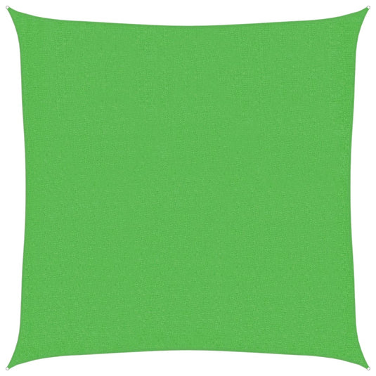 Vidaxl zonnezeil 160 g m² 2x2 m hdpe lichtgroen