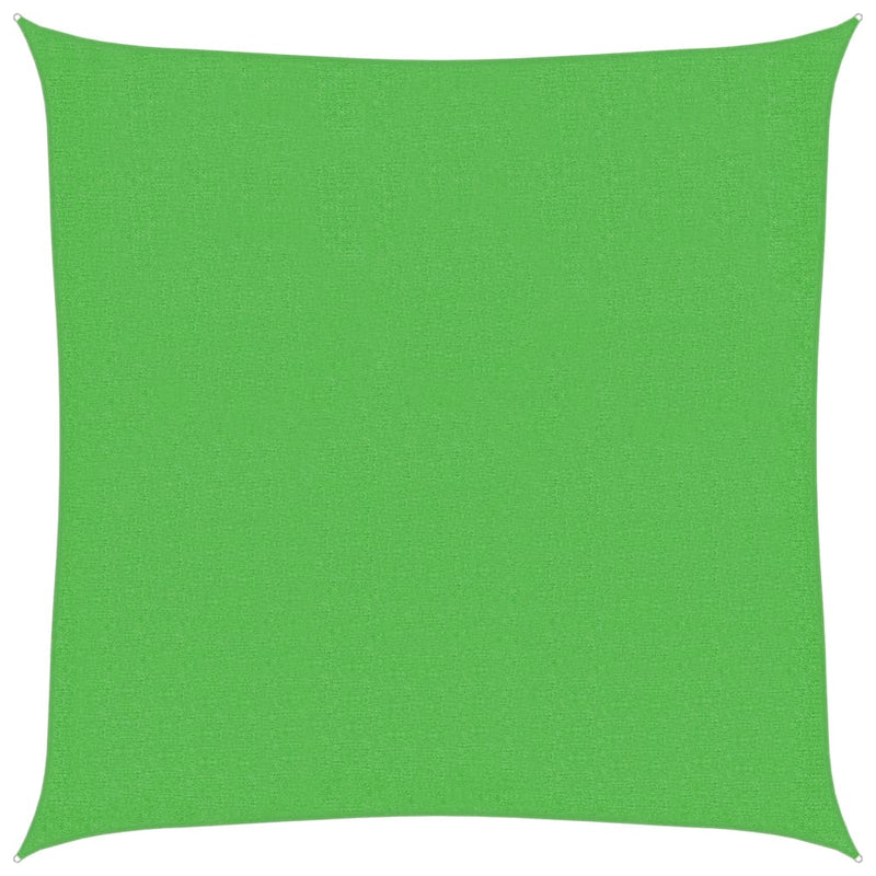Afbeelding laden in galerijviewer, Vidaxl zonnezeil 160 g m² 3,6x3,6 m hdpe lichtgroen

