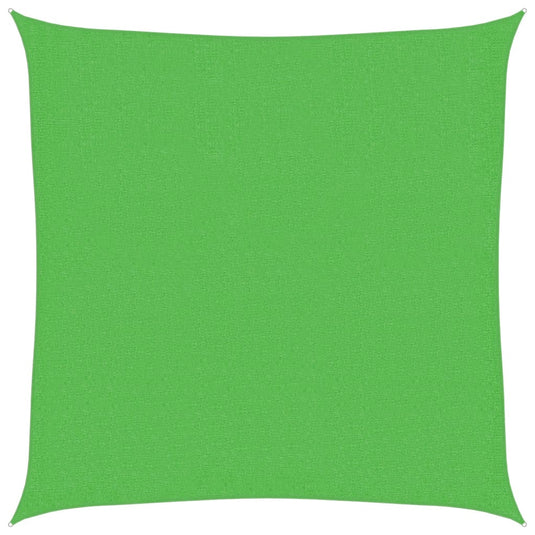 Vidaxl zonnezeil 160 g m² 3,6x3,6 m hdpe lichtgroen
