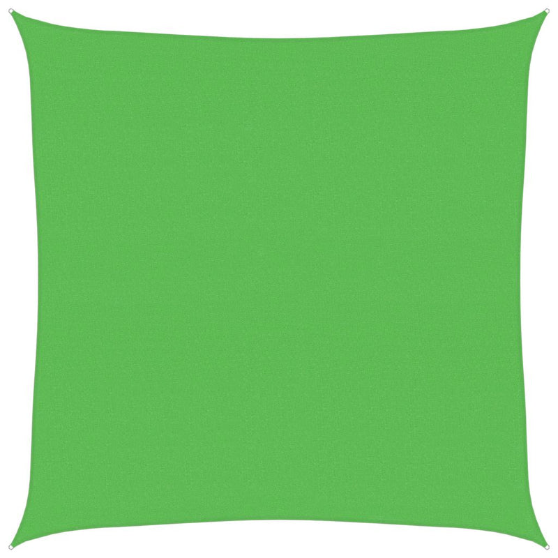 Afbeelding laden in galerijviewer, Vidaxl zonnezeil 160 g m² 4x4 m hdpe lichtgroen
