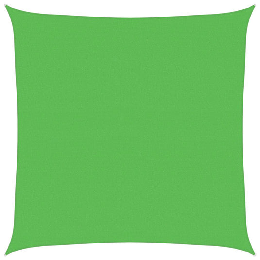 Vidaxl zonnezeil 160 g m² 4x4 m hdpe lichtgroen