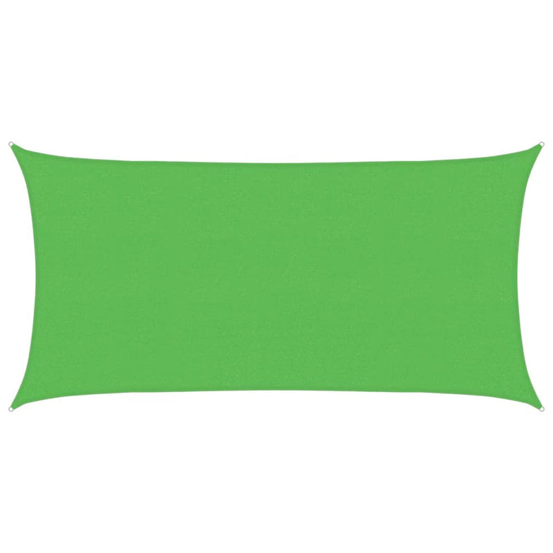 Afbeelding laden in galerijviewer, Vidaxl zonnezeil 160 g m² 2,5x4,5 m hdpe lichtgroen

