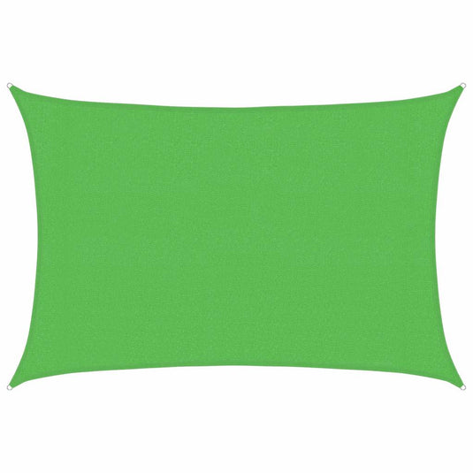 Vidaxl zonnezeil 160 g m² 3x4 m hdpe lichtgroen