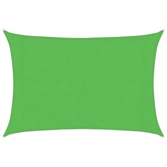 Vidaxl zonnezeil 160 g m² 3x4,5 m hdpe lichtgroen