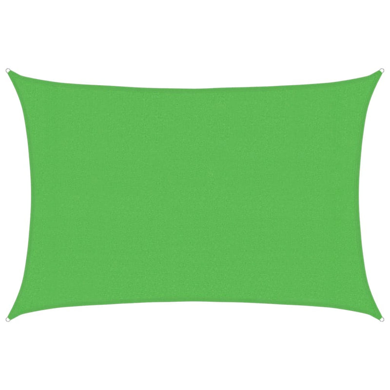 Afbeelding laden in galerijviewer, Vidaxl zonnezeil 160 g m² 3x5 m hdpe lichtgroen
