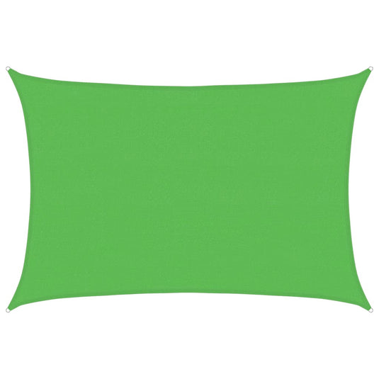 Vidaxl zonnezeil 160 g m² 4x6 m hdpe lichtgroen