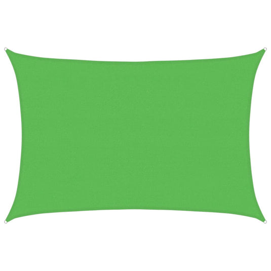 Vidaxl zonnezeil 160 g m² 4x6 m hdpe lichtgroen