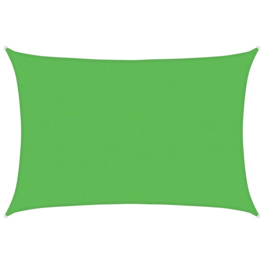 Vidaxl zonnezeil 160 g m² 5x7 m hdpe lichtgroen