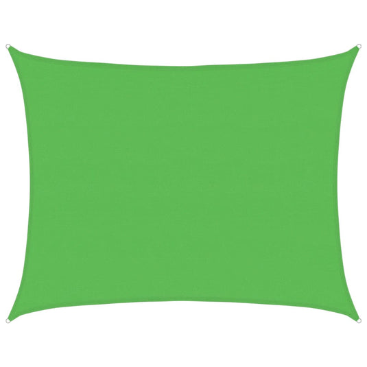 Vidaxl zonnezeil 160 g m² 6x8 m hdpe lichtgroen