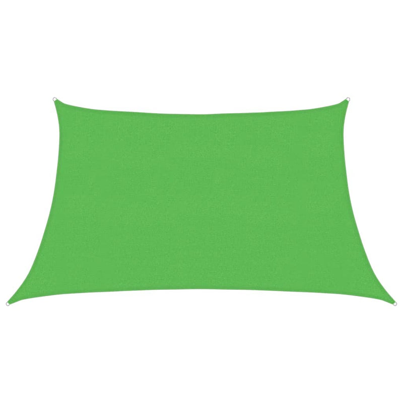 Afbeelding laden in galerijviewer, Vidaxl zonnezeil 160 g m² 3 4x2 m hdpe lichtgroen
