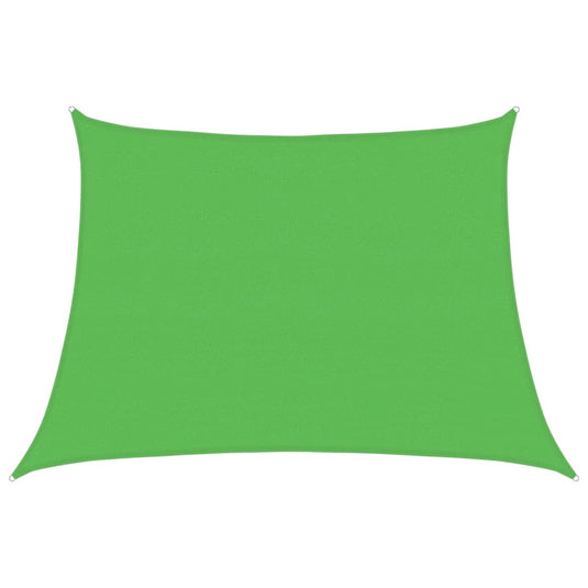 Vidaxl zonnezeil 160 g m² 4 5x3 m hdpe lichtgroen