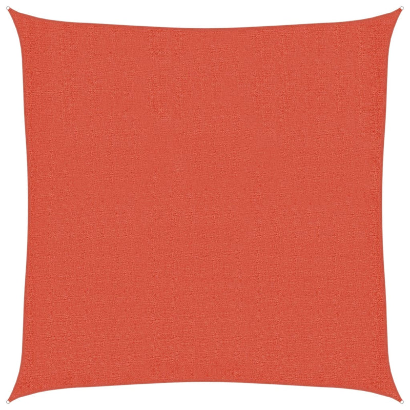Afbeelding laden in galerijviewer, Vidaxl zonnezeil 160 g m² vierkant 2,5x2,5 m hdpe terracottakleurig
