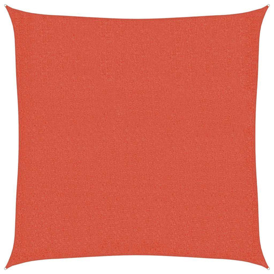 Vidaxl zonnezeil 160 g m² vierkant 3,6x3,6 m hdpe terracottakleurig