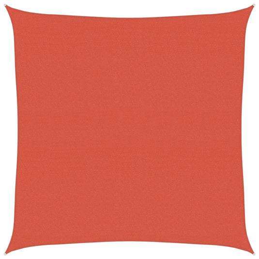 Vidaxl zonnezeil 160 g m² vierkant 4,5x4,5 m hdpe terracottakleurig