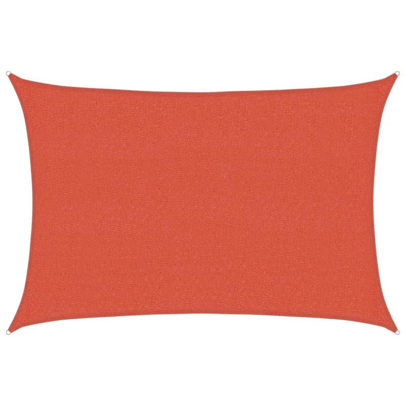 Afbeelding laden in galerijviewer, Vidaxl zonnezeil 160 g m² 2,5x3,5 m hdpe terracottakleurig

