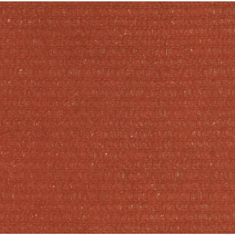 Afbeelding laden in galerijviewer, VidaXL Zonnezeil 160 g m² 2,5x2,5x3,5 m HDPE terracottakleurig
