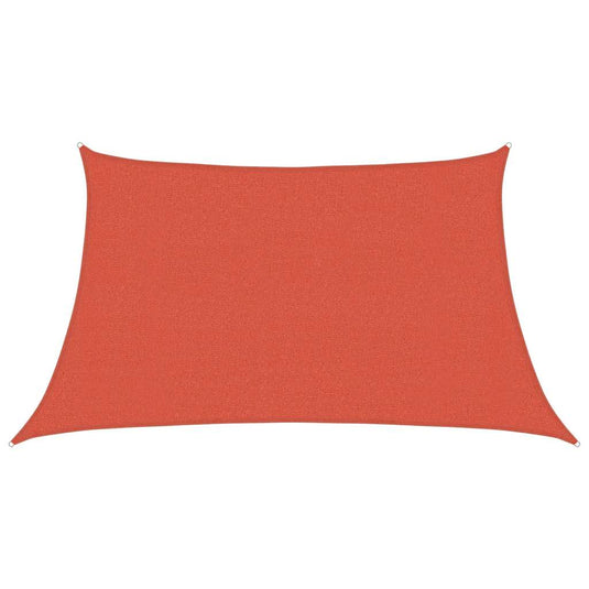 Vidaxl zonnezeil 160 g m² 3 4x2 m hdpe terracottakleurig