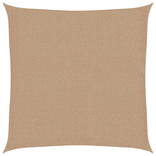 Vidaxl zonnezeil 160 g m² 3x3 m hdpe taupe