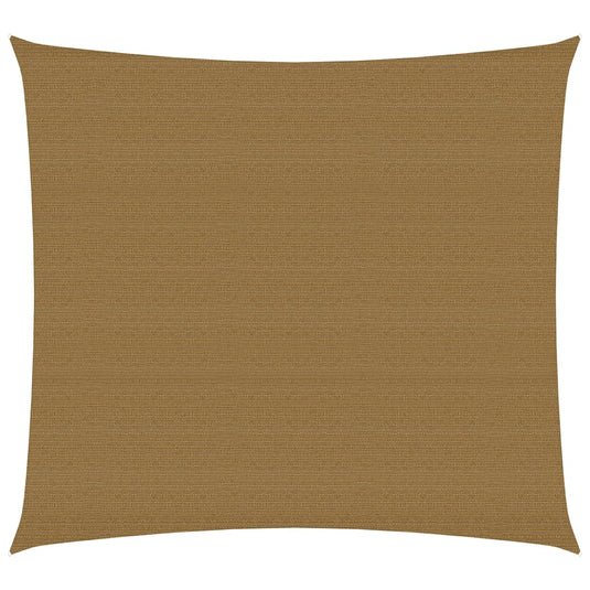 VidaXL Zonnezeil 160 g m² 6x6 m HDPE taupe