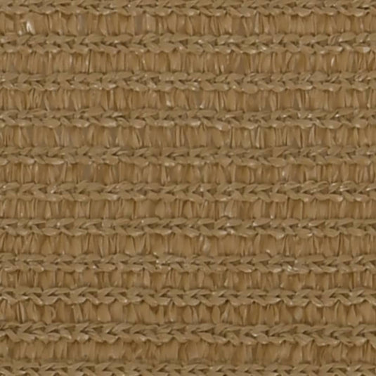 VidaXL Zonnezeil 160 g m² 6x6 m HDPE taupe