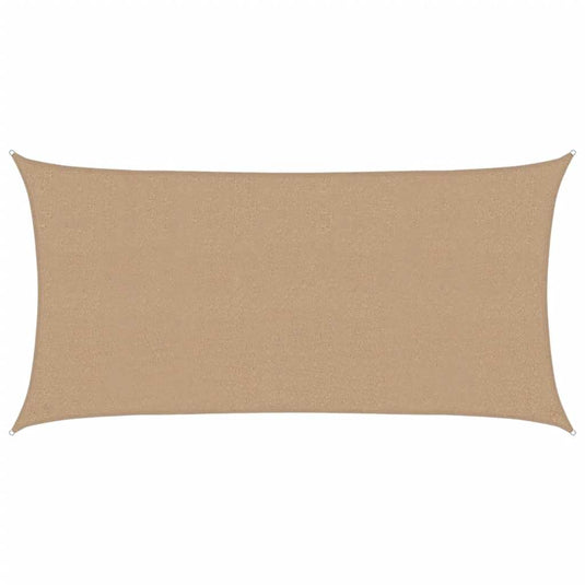 Vidaxl zonnezeil 160 g m² 2x4 m hdpe taupe