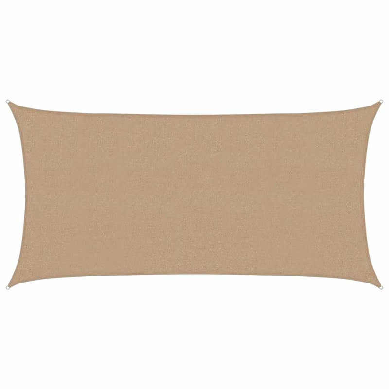 Afbeelding laden in galerijviewer, Vidaxl zonnezeil 160 g m² 2x4 m hdpe taupe
