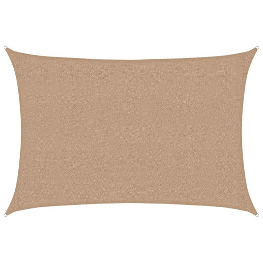 Vidaxl zonnezeil 160 g m² 2,5x3,5 m hdpe taupe
