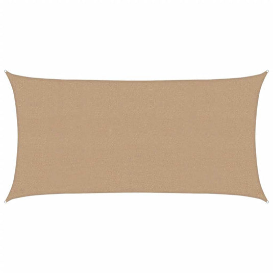 Vidaxl zonnezeil 160 g m² 2,5x4,5 m hdpe taupe