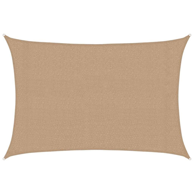 Afbeelding laden in galerijviewer, Vidaxl zonnezeil 160 g m² 3x4,5 m hdpe taupe
