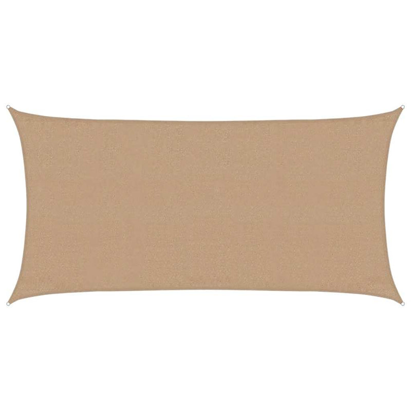 Afbeelding laden in galerijviewer, Vidaxl zonnezeil 160 g m² 3x6 m hdpe taupe
