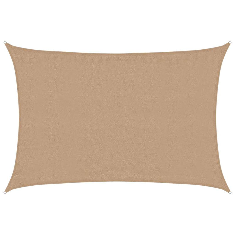 Afbeelding laden in galerijviewer, Vidaxl zonnezeil 160 g m² 3,5x5 m hdpe taupe
