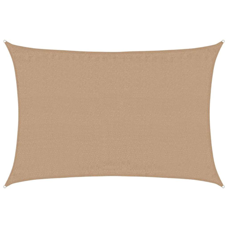 Afbeelding laden in galerijviewer, Vidaxl zonnezeil 160 g m² 4x5 m hdpe taupe
