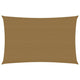 VidaXL Zonnezeil 160 g m² 4x6 m HDPE taupe