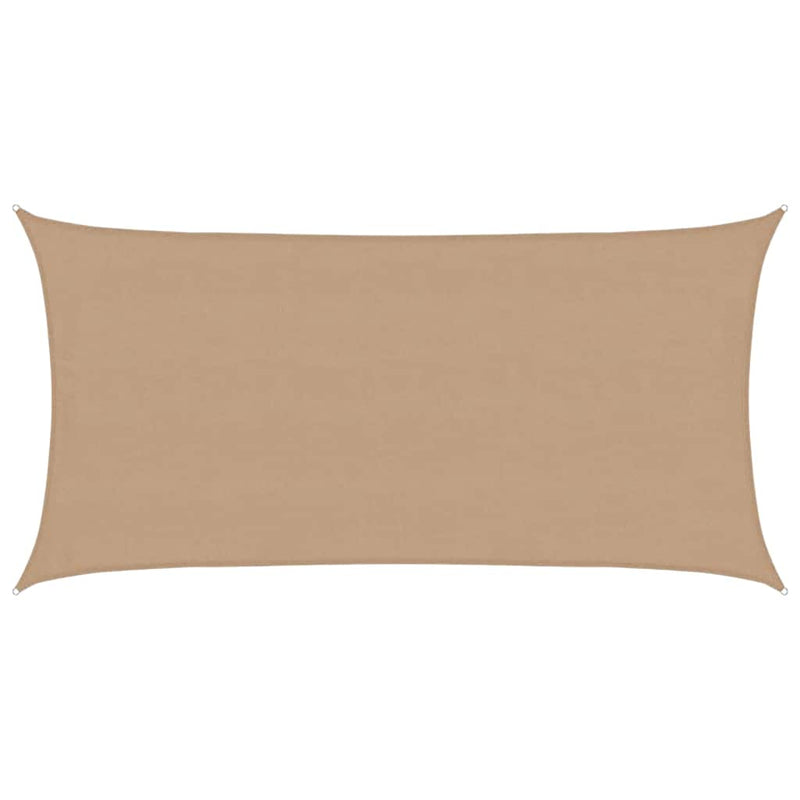 Afbeelding laden in galerijviewer, Vidaxl zonnezeil 160 g m² 4x7 m hdpe taupe
