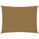 VidaXL Zonnezeil 160 g m² 5x6 m HDPE taupe