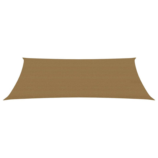 VidaXL Zonnezeil 160 g m² 5x8 m HDPE taupe