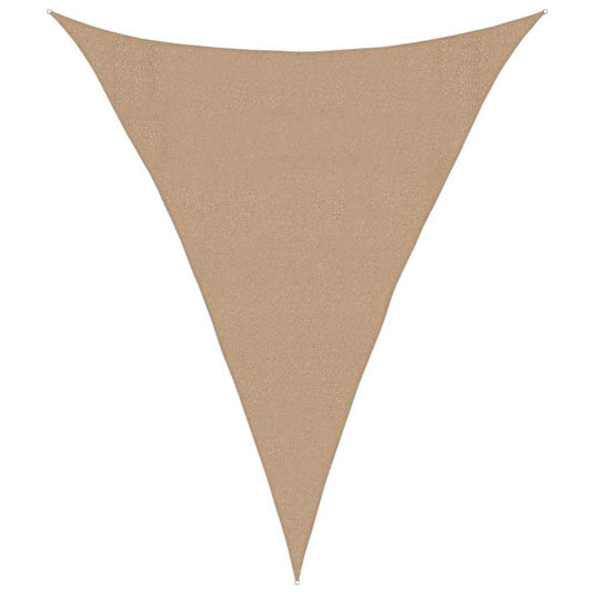 Vidaxl zonnezeil 160 g m² 3x4x4 m hdpe taupe