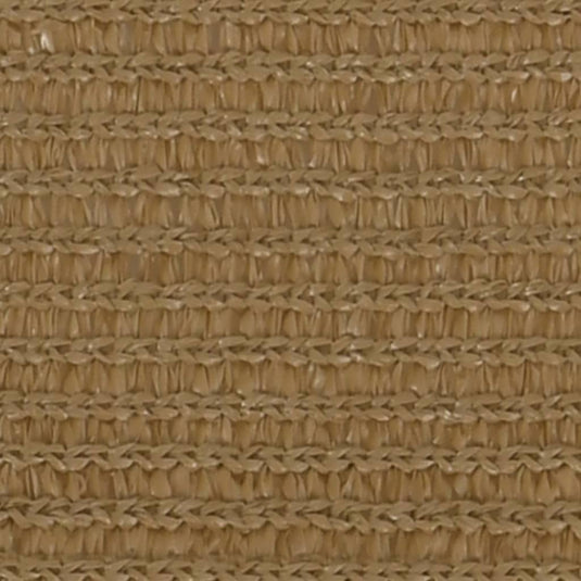 VidaXL Zonnezeil 160 g m² 4x5x5 m HDPE taupe