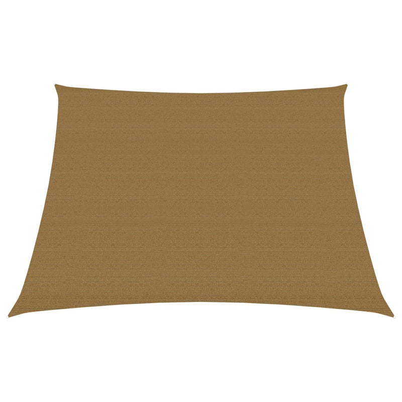 Afbeelding laden in galerijviewer, VidaXL Zonnezeil 160 g m² 4 5x3 m HDPE taupe
