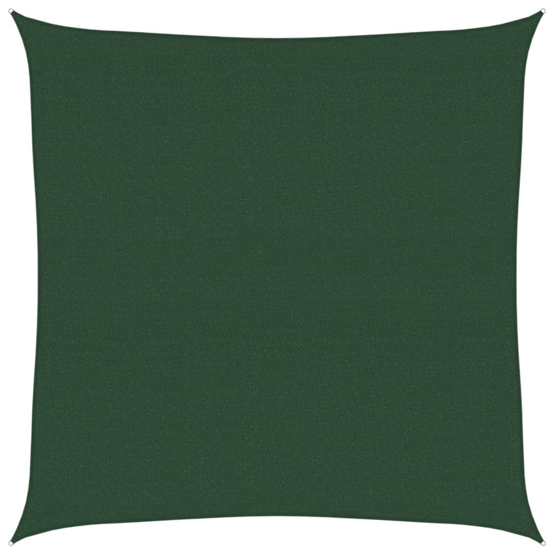 Afbeelding laden in galerijviewer, Vidaxl zonnezeil 160 g m² 4,5x4,5 m hdpe donkergroen
