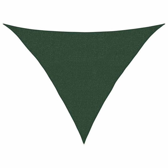 Vidaxl zonnezeil 160 g m² 2,5x2,5x3,5 m hdpe donkergroen