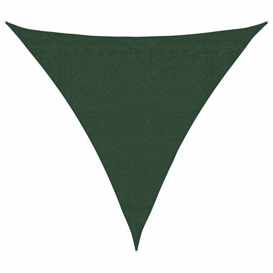 Vidaxl zonnezeil 160 g m² 3x3x3 m hdpe donkergroen