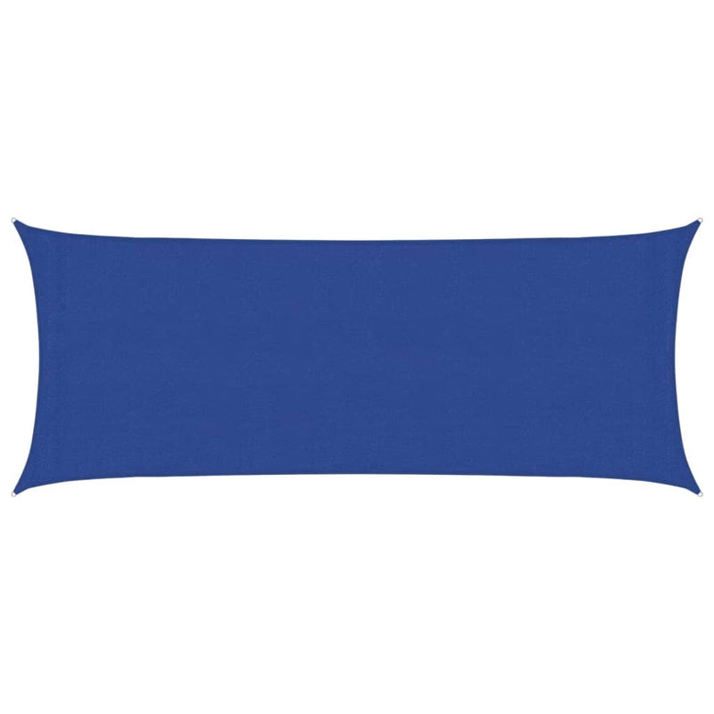 Afbeelding laden in galerijviewer, Vidaxl zonnezeil 160 g m² 2x5 m hdpe blauw
