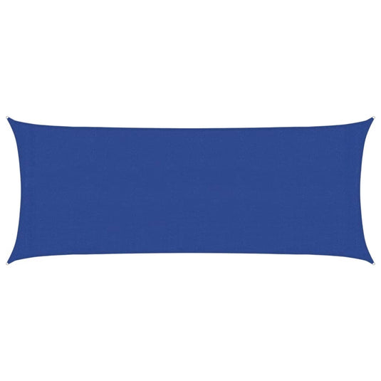 Vidaxl zonnezeil 160 g m² 2x5 m hdpe blauw