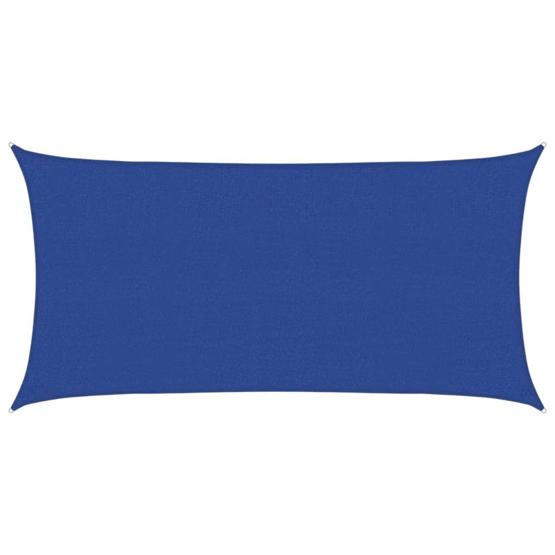 Afbeelding laden in galerijviewer, Vidaxl zonnezeil 160 g m² 2,5x4,5 m hdpe blauw
